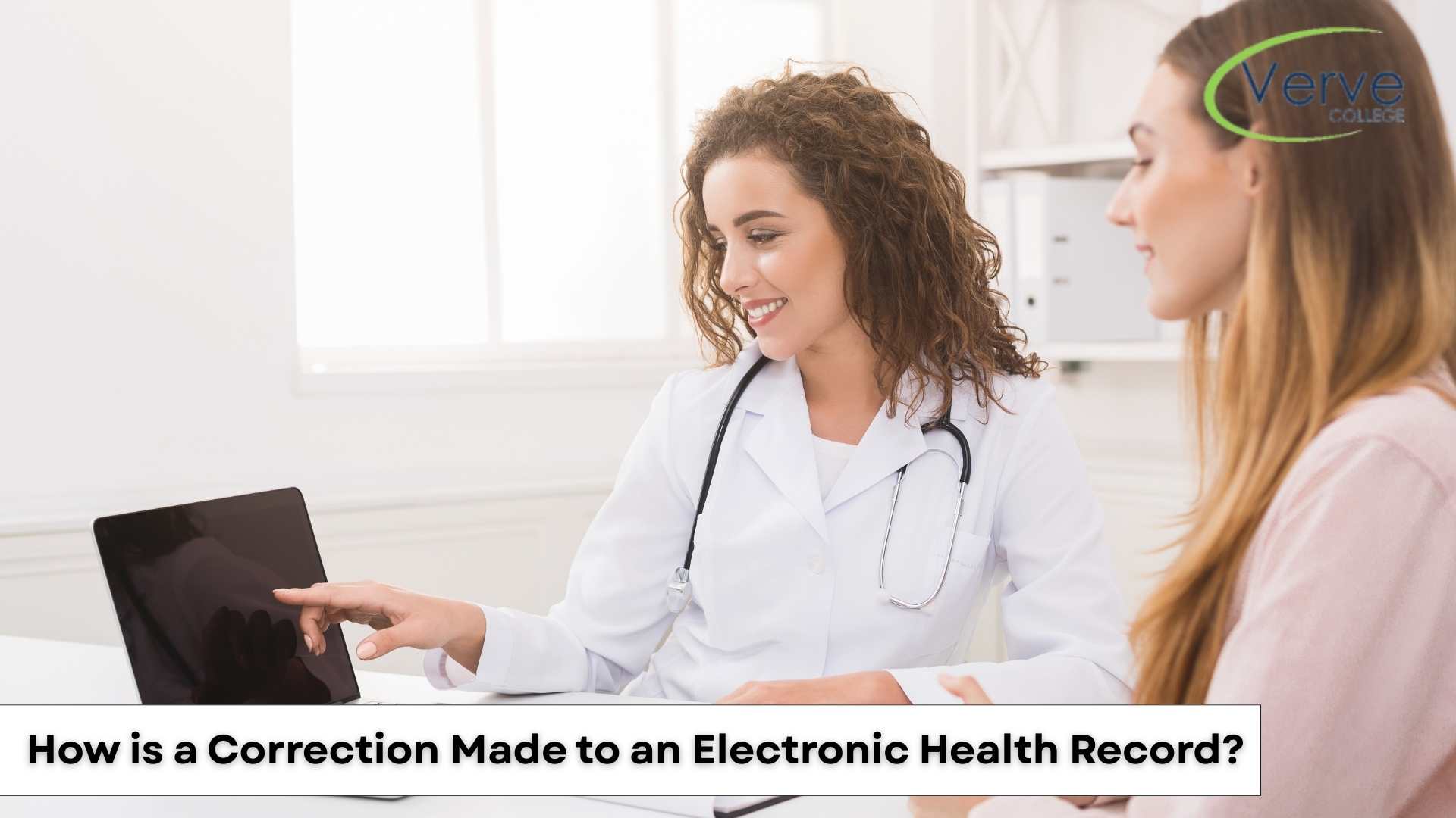 How is a Correction Made to an Electronic Health Record by an LPN?