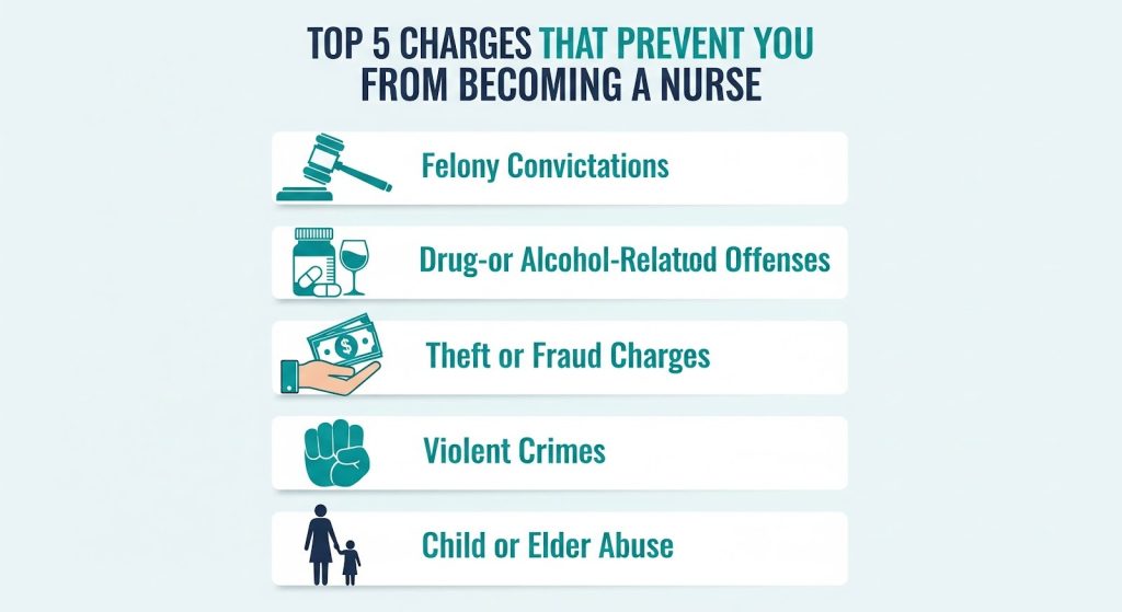 Charges that Prevent You From Becoming a Nurse