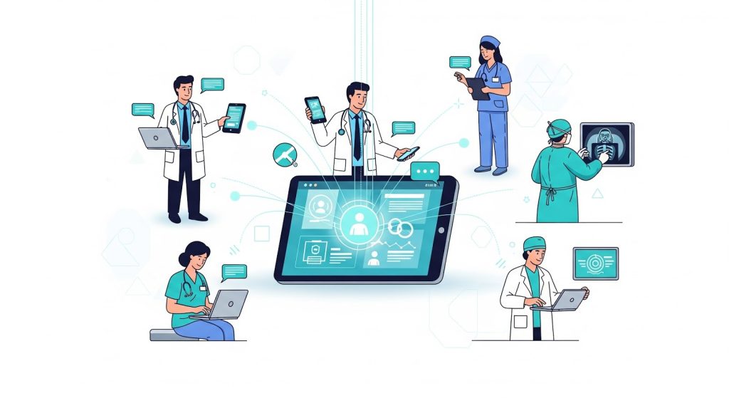 Coordinated care across multiple healthcare providers