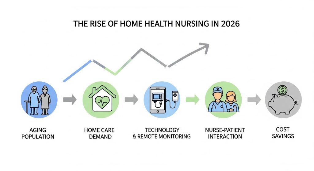 growth and benefits of home health nursing in 2026
